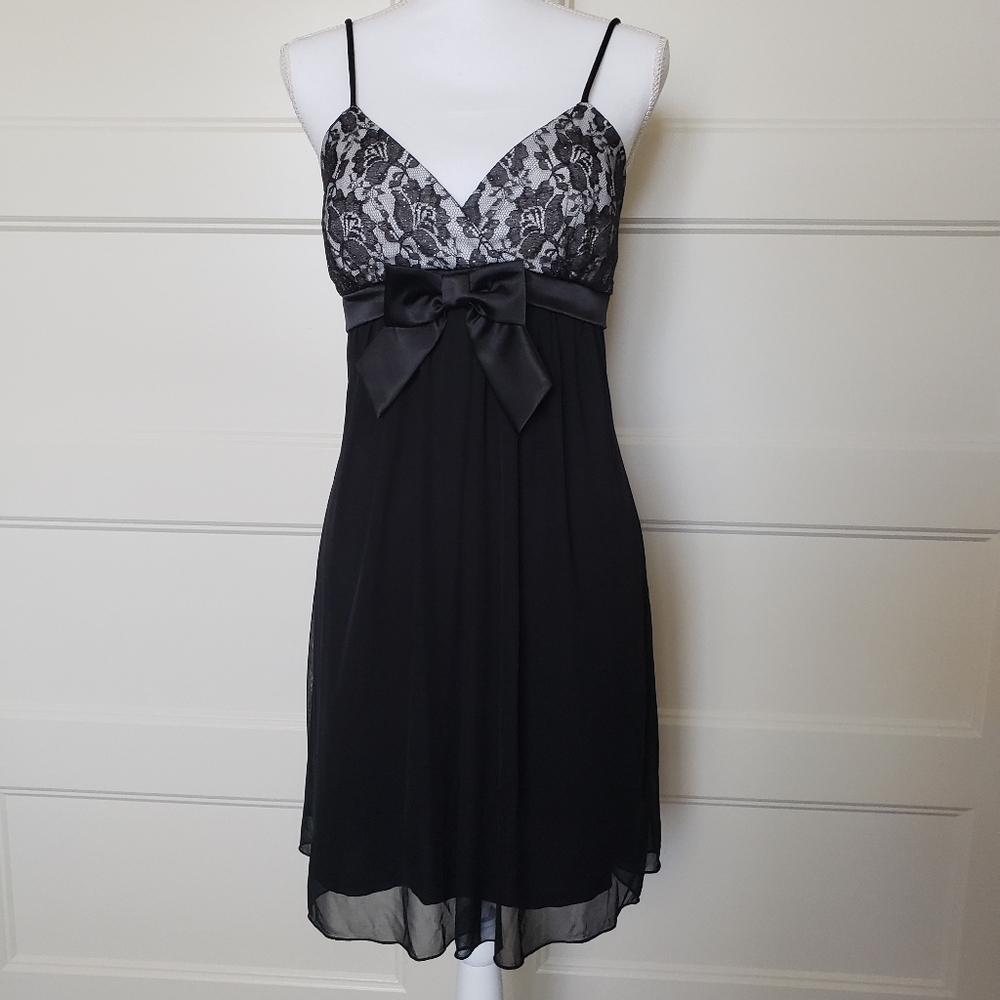 Black lace prom dress from Taboo